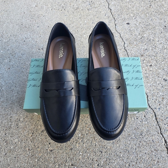 Kensie Black Women Loafers Size 9 - Picture 1 of 12